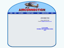 Tablet Screenshot of airconnection.on.ca