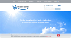 Desktop Screenshot of airconnection.dk