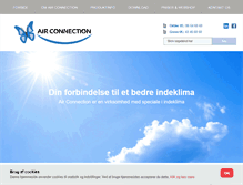 Tablet Screenshot of airconnection.dk